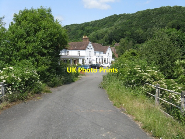 Photo 6"x4" The Talbot from the old A44 bridge Ankerdine Hill c2013