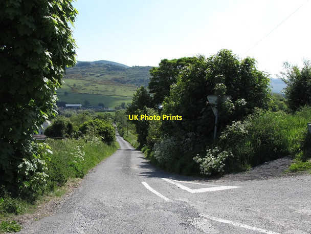 Photo 6"x4" View east along minor road linking Carrickbroad Road and Kilnasaggart Road Faughart Upper c2013