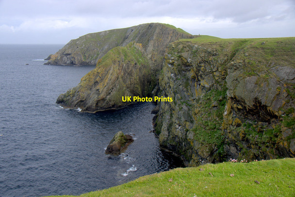 Photo 6"x4" Cliffs south of Lamba Stack, Lund Cullivoe c2013