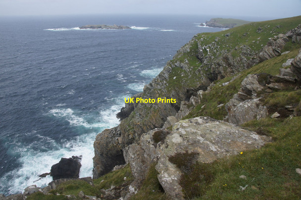 Photo 6"x4" Cliffs at Muckle Heyler, Woodwick Baliasta\/HP6009 c2013