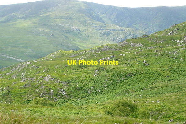 Photo 6"x4" View across Slaheny River valley Kilgarvan c2013