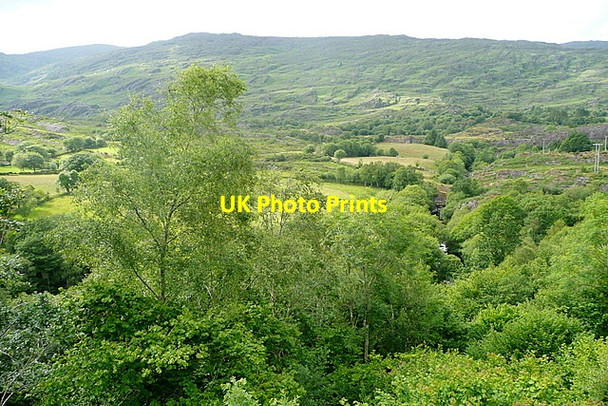 Photo 6"x4" View into Coomhola River valley Kealkill c2013