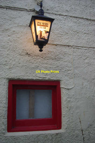 Photo 6"x4" Lamp at the Ferry Inn, Salcombe Salcombe c2013