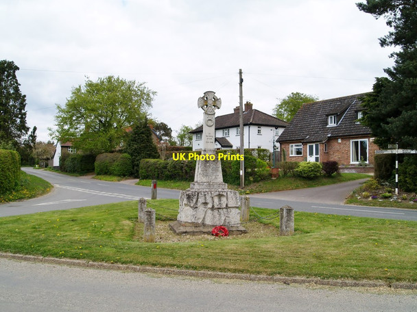 Photo 6"x4" Hempnall War Memorial. Hempnall c2013