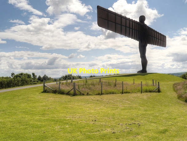 Photo 6"x4" The Angel of the North Low Eighton c2013