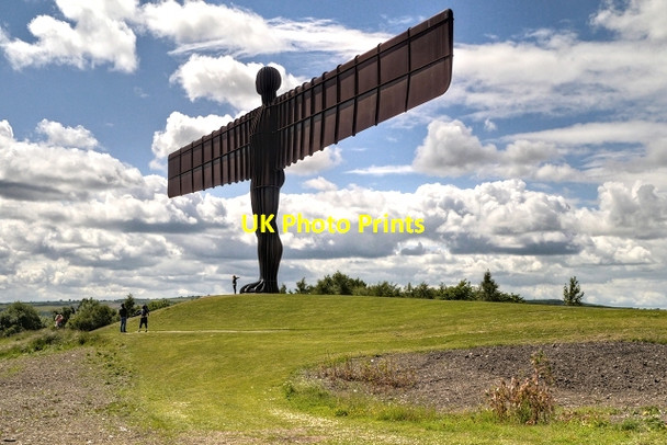 Photo 6"x4" Angel of the North Low Eighton c2013