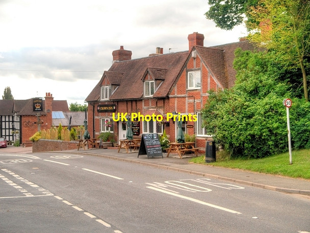 Photo 6"x4" Claverdon, The Crown Inn Lye Green\/SP1965 c2013