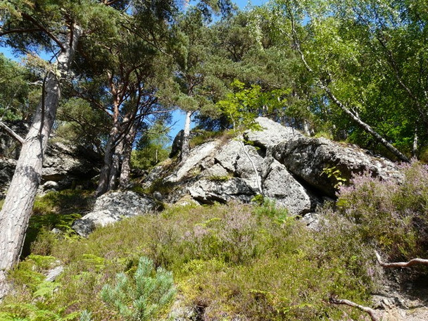 Photo 6"x4" Rock outcrops at Foyers Foyers\/NH4920 c2008