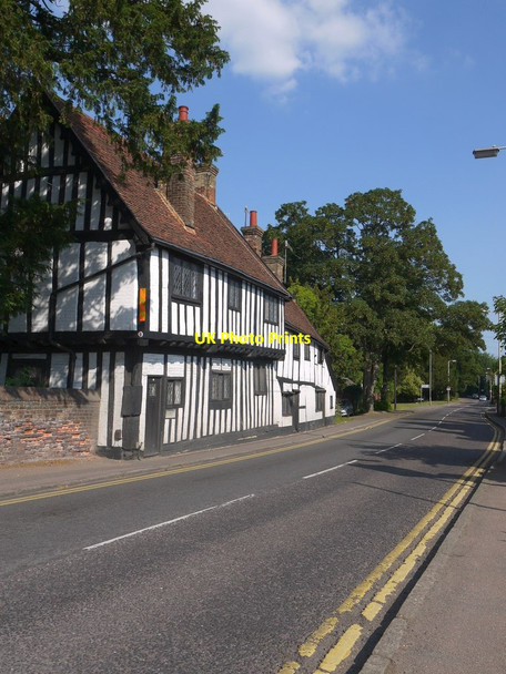 Photo 6"x4" Cottages in the High Street, Northchurch Berkhamsted c2013