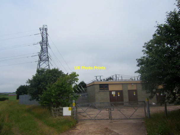 Photo 6"x4" Electrical substation near Low Cocklaw Paxton c2013