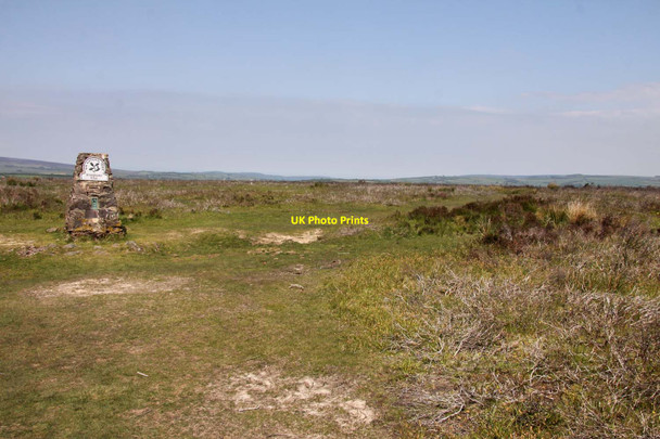Photo 6"x4" Trig Point on Winsford Hill Withycombe\/SS8835 c2013