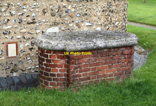 Photo 6"x4" St Leonard, Bengeo - Grave Hertford c2013