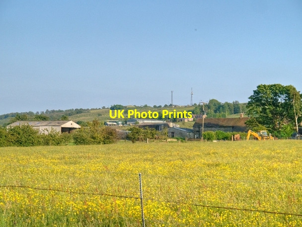 Photo 6"x4" Farmland under Ipstone Edge Bottom House c2013