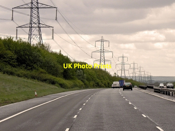 Photo 6"x4" Pylons by the Side of the M40 Oakley\/SP6312 c2013