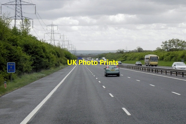 Photo 6"x4" Southbound M40 near Oakley Oakley\/SP6312 c2013