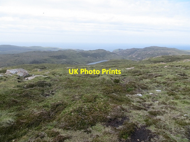 Photo 6"x4" Moorland near the summit of Mid Ward Busta\/HU3466 c2013