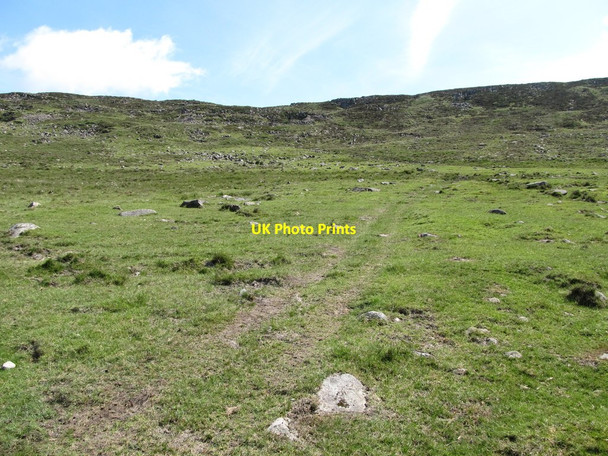 Photo 6"x4" Track leading to abandoned quarries on Slievenagore Attical c2013
