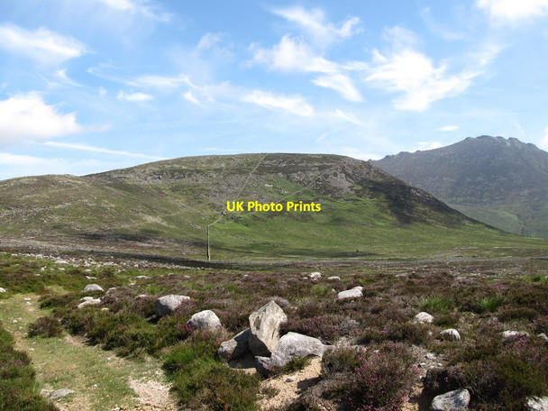 Photo 6"x4" View across the col towards Slievenaglogh Attical c2013