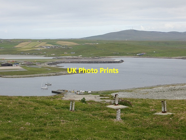 Photo 6"x4" Remains of a transmitter mast Grutness c2013