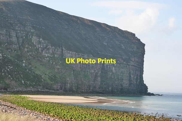 Photo 6"x4" Beach and Cliffs, Rackwick Rackwick\/ND2099 c2013
