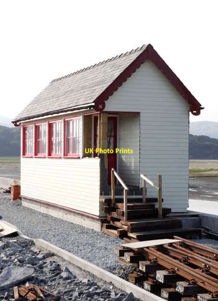 Photo 6"x4" New signal box Porthmadog c2013