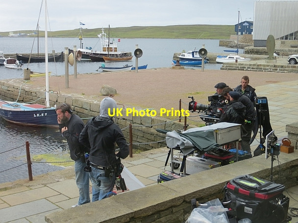 Photo 6"x4" Film crew, Lerwick Lerwick c2013
