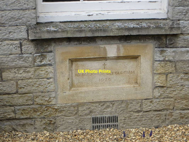 Photo 6"x4" Foundation Stone Glastonbury c2013