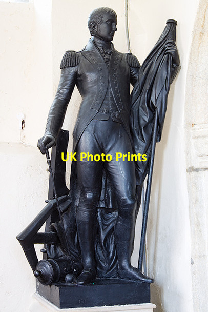 Photo 6"x4" St Michael's church, St Michael Caerhayes - monument to Captain George Bettesworth RN St Michael Caerhays c2013