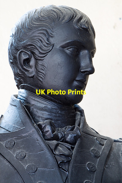 Photo 6"x4" St Michael's church, St Michael Caerhayes - monument to Captain George Bettesworth RN (detail) St Michael Caerhays c2013