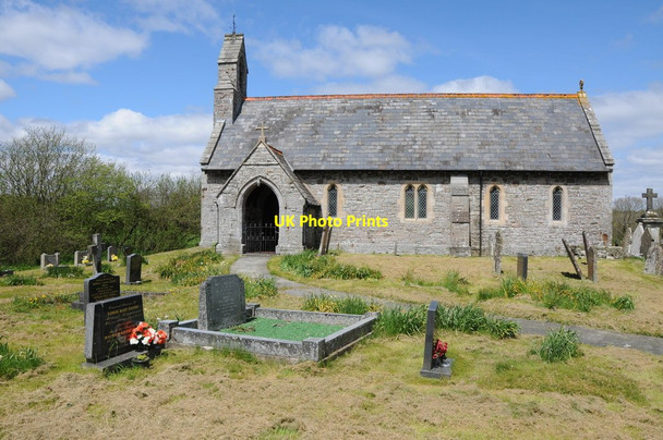 Photo 6"x4" Llanfechan church Garth\/SN9549 c2013