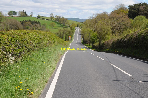 Photo 6"x4" The A483 approaching Cilmery Cilmery c2013