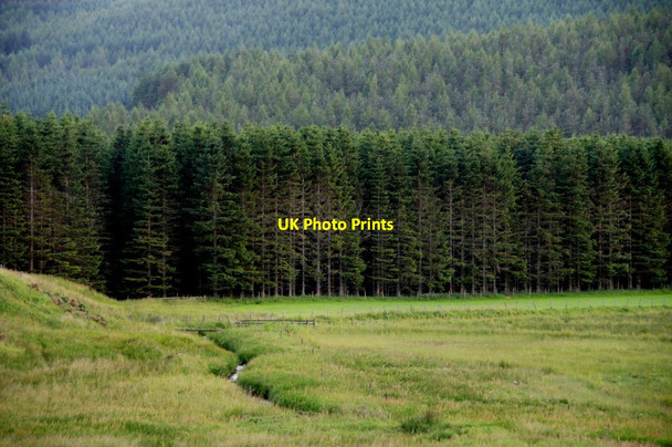 Photo 6"x4" Hole Burn at Glenhead Farm Glenmarkie Lodge c2013