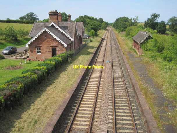 Photo 6"x4" Cumwhinton railway station (site), Cumbria Cumwhinton c2013