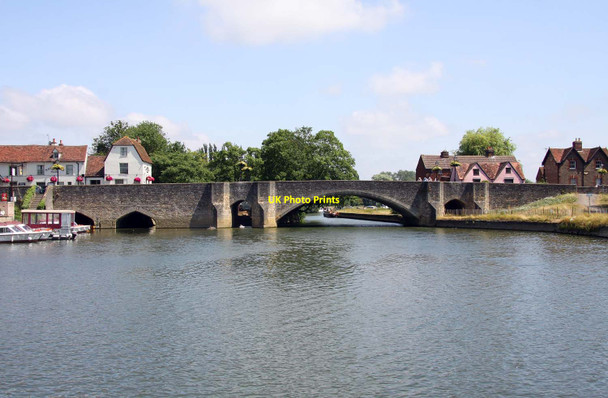 Photo 6"x4" Abingdon Bridge over the River Thames Abingdon c2013