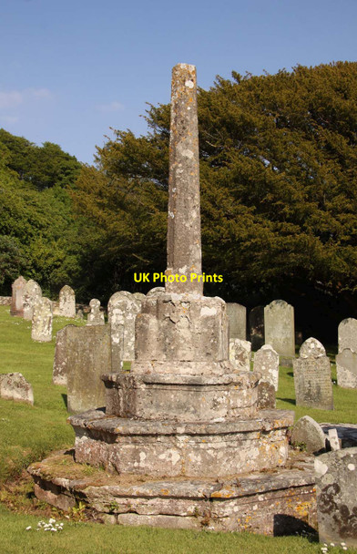 Photo 6"x4" The remains of the cross at Selworthy Holnicote c2013