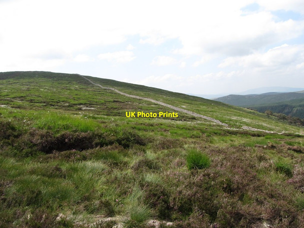 Photo 6"x4" A section of Batt's Wall on Tievedockaragh Hilltown\/J2128 c2013