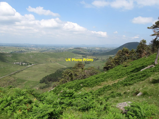 Photo 6"x4" The Mourne Scarp above Shanky's Valley Hilltown\/J2128 c2013
