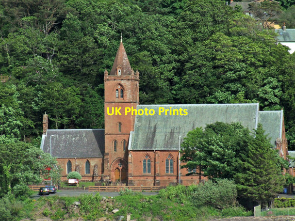 Photo 6"x4" Skelmorlie Church from the sea Skelmorlie c2013