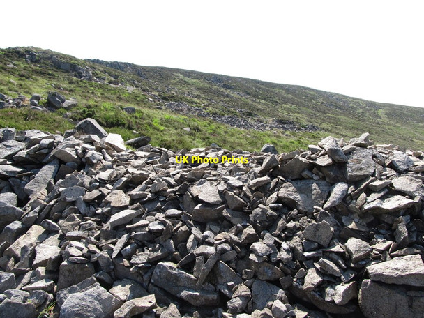 Photo 6"x4" Quarry waste from workings on Slievenagore Attical c2013