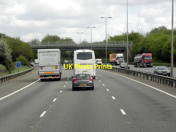 Photo 6"x4" Southbound M40 near Kensham Farm Cadmore End c2013