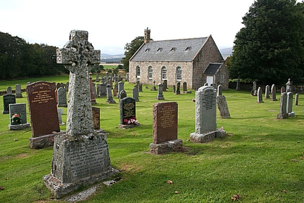 Photo 6"x4" Coull Parish Kirk Coull\/NJ5102 c2008