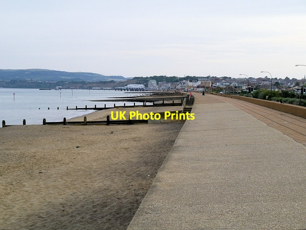 Photo 6"x4" Sandown Beach, Looking Towards the Pier Sandown c2013