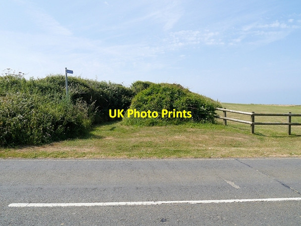 Photo 6"x4" Path from Military Road Brighstone c2013