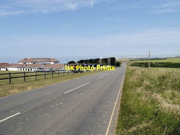 Photo 6"x4" Military Road Brighstone c2013