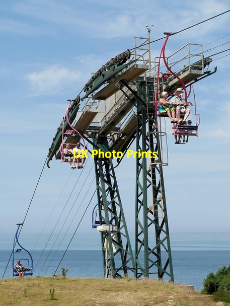 Photo 6"x4" Chair Lift, Needles Pleasure Park Totland c2013