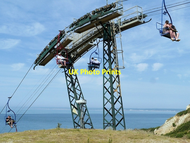 Photo 6"x4" Alum Bay Chair Lift Totland c2013