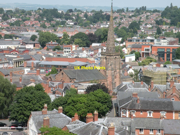 Photo 6"x4" View from Hereford Cathedral Tower 5 - NE Hereford c2013