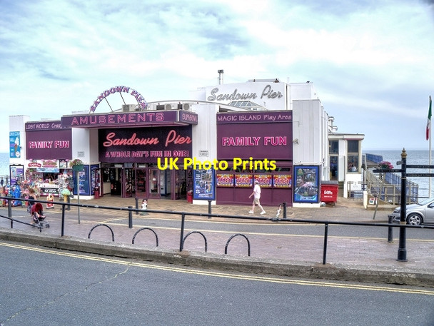 Photo 6"x4" The Front of Sandown Pier Sandown c2013