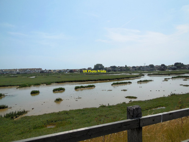 Photo 6"x4" River Adur near Norfolk bridge Shoreham-By-Sea c2013