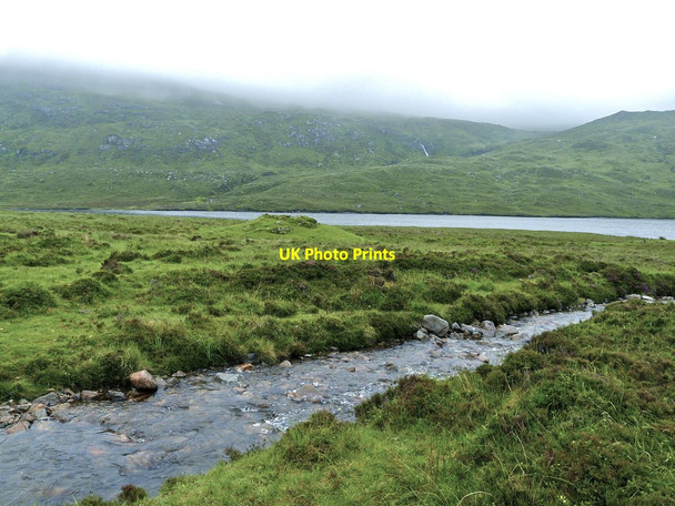 Photo 6"x4" Sheiling remains beside Lochannan Lacasdail Urgha Beag c2013